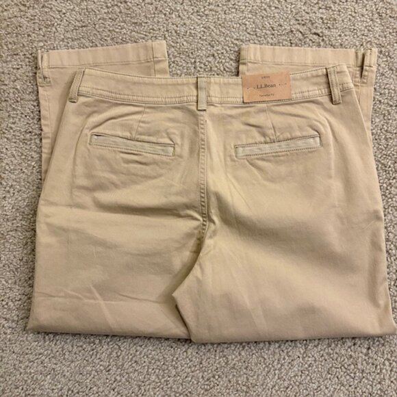 LL Bean Pants Womens Size 8 Petite cotton Comfort - Picture 3 of 7